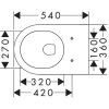 Hansgrohe EluPura S miska wisząca WC bezkołnierzowa AquaFall Flush biały 60193450 24H